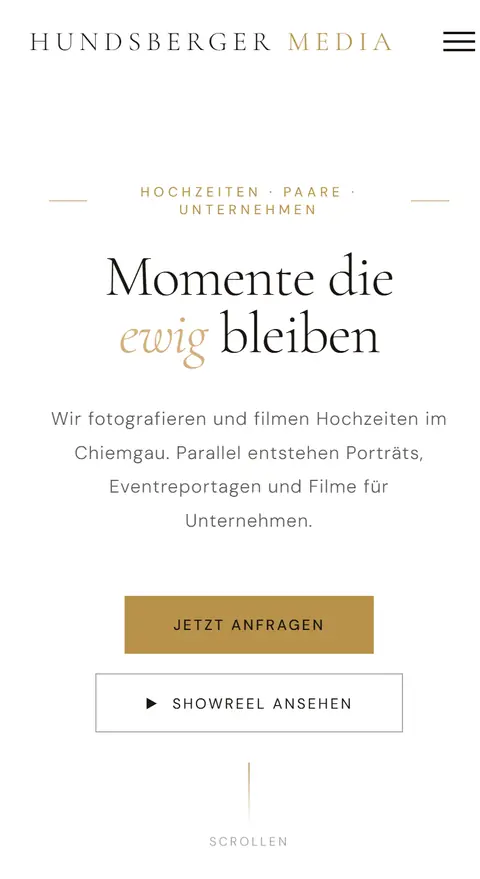 hundsberger-media.de auf dem Smartphone